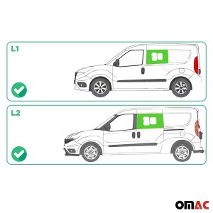 RAM Promaster City Front Side Sliding Window Glass - Left (L1\/L2) - Omac - Galaxy - 2015-2022 RAM Promaster City Front Side Sliding Window Glass - Left (L1\/L2) - Omac - Galaxy - 2015-2022